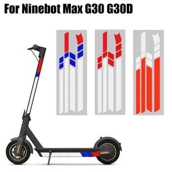 Светоотражающая наклейка для электроскутера segway Ninebot Max G30 G30D, Флуоресцентные предупреждающие наклейки для украшения кузова