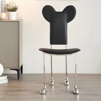 Симпатичные Современные стулья Кухня Спальня Офис Металлическое кресло для отдыха в скандинавском стиле Туалетный столик Cadeiras Мебель для дома Дизайнер детской комнаты