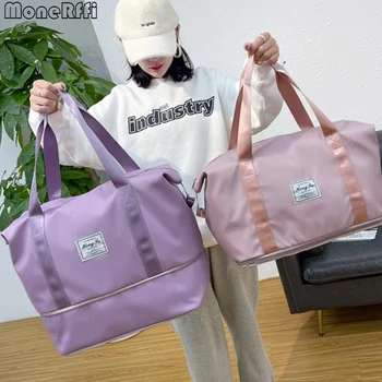 Складные дорожные сумки для багажа Для женщин, водонепроницаемые дорожные сумки 2022, многофункциональные дорожные вещевые сумки большой емкости, сумочка