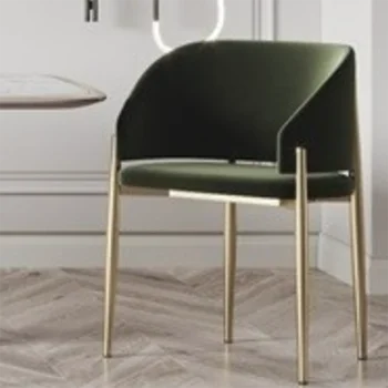 Современные Обеденные стулья, Роскошная Мобильная кожа, Эргономичный Компьютерный дизайн, Элегантное кресло Accent Poltrona Luxuosa, Мебель для спальни.