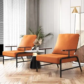 Современный диван-кресло для отдыха в итальянском стиле, гостиная с одним легким роскошным креслом, зона отдыха, кресло для переговоров из кованого железа, диван