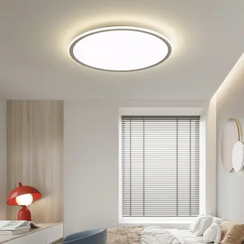 Современный минималистичный ультратонкий креативный декор интерьера дома, светильники для гостиной, спальни, Белые светодиодные потолочные светильники