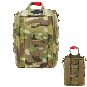 Тактическая аптечка первой помощи Военная медицинская сумка EDC Molle Multicam для охоты на открытом воздухе EMT Инструмент для экстренного выживания 500D Поясная сумка Снаряжение