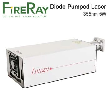 Твердотельный Лазерный Источник FireRay с Диодной Накачкой 355 нм, УФ-Лазерный Модуль мощностью 5 Вт для Маркировки Стекла/печатных Плат 3D-принтера