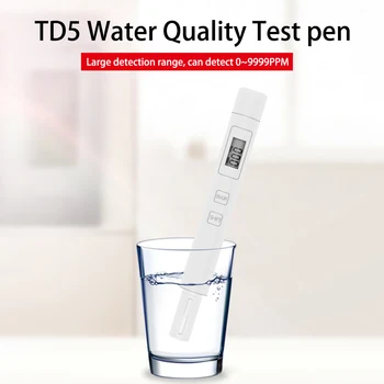 Тестер качества воды Точный и надежный Измеритель TDS Измеритель температуры Измеритель воды для питьевой воды Аквариумы 0-9999PPM