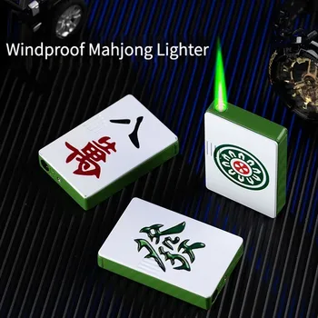 Узор Маджонг Светло-зеленое пламя, ветрозащитная надувная творческая личность, Tide, отправь подарок парню