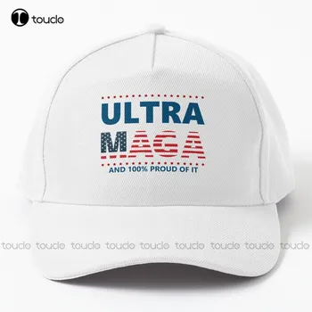 Ультра Мага И горжусь этим Бейсболка Trump 2024 Походные шляпы для женщин Уличный скейтборд Солнцезащитные шляпы с регулируемым рисунком ярких цветов