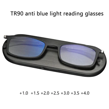 Ультратонкие Очки для чтения Для женщин, Мужчин, Очки для дальнозоркости с синим светом, Металлические Квадратные Полнокадровые очки с диоптриями + 1,5 2,0