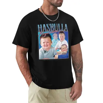 Футболка хасбуллы Магомедова, короткая забавная футболка, мужские футболки из хлопка
