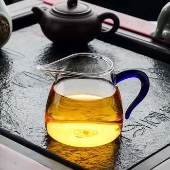 Чайный набор для кунг-фу из утолщенного стекла, высококачественный, термостойкий, диспенсер для морского чая, аксессуары для путешествий