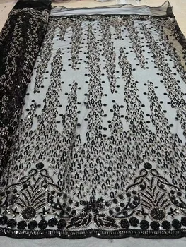 Черное свадебное платье ручной работы из высококачественного французского кружева ручной работы, расшитое бисером, белое свадебное платье с вышивкой из тюля цвета морской волны