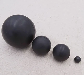 Черный твердый резиновый мяч диаметром 32 мм, промышленный резиновый мяч, аксессуары для поделок