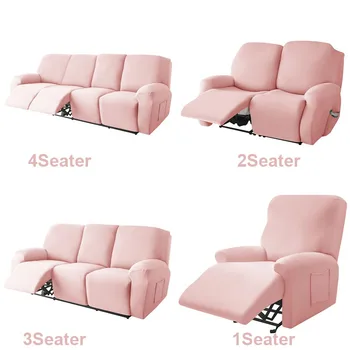 Чехлы для диванов с откидной спинкой на 1/2/3/4 места Relax Lazy Boy, эластичный чехол для кресла с откидной спинкой, защитный чехол для мебели