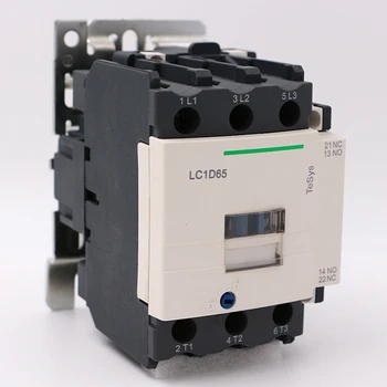 Электрический магнитный контактор переменного тока LC1D65K7 3P 3NO Катушка переменного тока LC1-D65K7 65A 100V