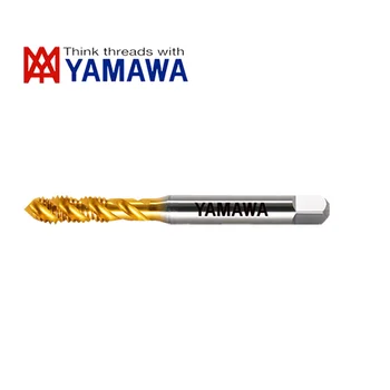 Японский Оригинальный Спиральный Рифленый Метчик YAMAWA HSSE M1 M1.4 M1.5 M1.6 M1.7 M2 M2.5 M3 M4 M5 M6 M7 M8 M9 M10 Машинные Метчики с резьбой