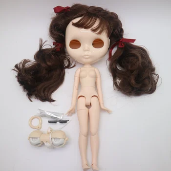волосы на теле, кожа головы и глазной механизм для самостоятельного изготовления аксессуаров для кукол Nude blyth 826