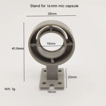 держатель капсулы mircophone диаметром 16 мм подходит для всех видов самодельных микрофонов