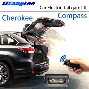 для Jeep Cherokee KL Compass MP 522 2014 ~ 2020 Дистанционный Электрический Подъем Задних Ворот Автомобиля LiTangLee Система Помощи Задней Двери Багажника