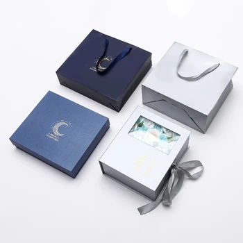 креативная упаковочная коробка индивидуальная роскошная подарочная коробка упаковка печать логотипа Складная лента Роскошная магнитная подарочная коробка