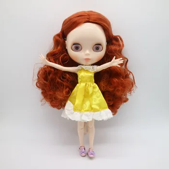 кукла blyth с обнаженным телом, фабричная кукла, Модная кукла, Подходящая для вьющихся волос 