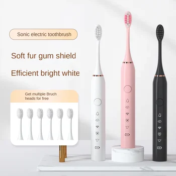 оптовая продажа новых электрических зубных щеток, бытовая мягкая зарядка для волос, портативные электрические зубные щетки для взрослых, подарочная раздача