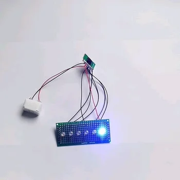 светодиодные фонари Электронные 3-4,5 В флэш-чип COB светодиодный драйвер, плата управления циклом мигания, модуль для 6 шт светодиодов, наборы для поделок для детей