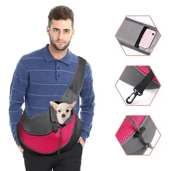 강아지 가방 Сумка через плечо для домашних животных, переноски для кошек, дышащий полиэстер, хлопок, переносное оборудование, сумка для собак